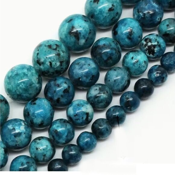 Natural Kambaba Jasper  15" Strand - Picture 2 of 3